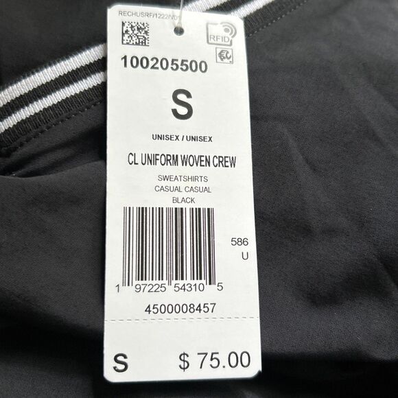 NEW Reebok V-Neck Long Sleeve Pullover Uniform Woven Crew Windbreaker-Size Small - Picture 12 of 14